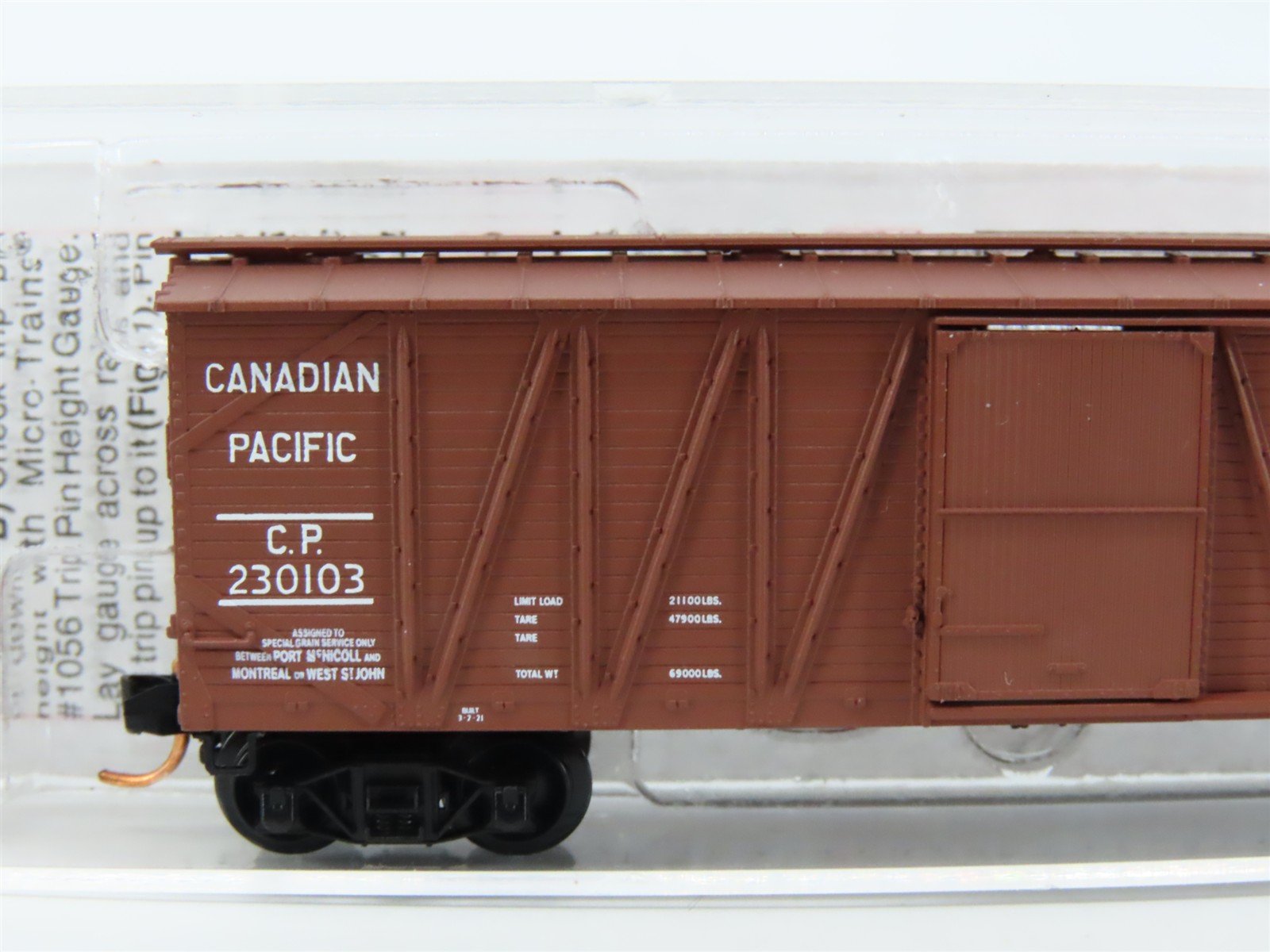 N Micro-Trains MTL 02800120 CP Canadian Pacific 40' Single Door Box Car #230103