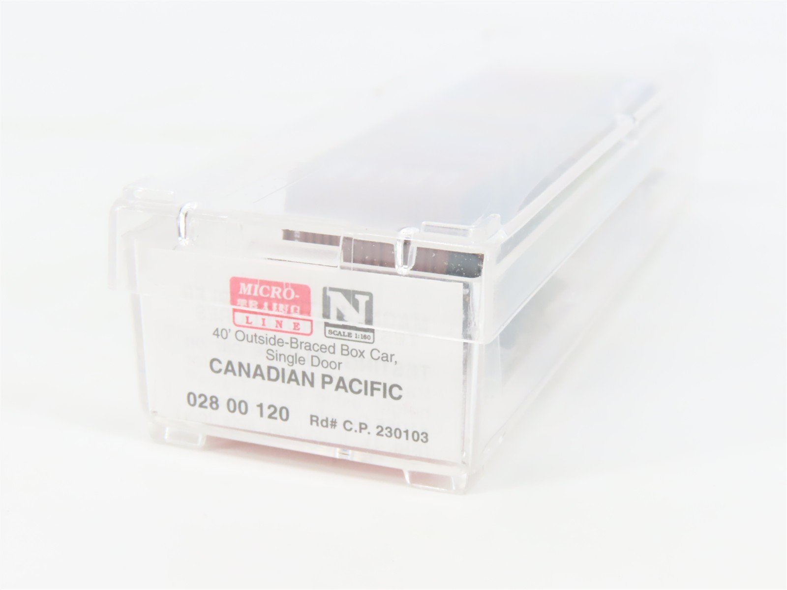 N Micro-Trains MTL 02800120 CP Canadian Pacific 40' Single Door Box Car #230103
