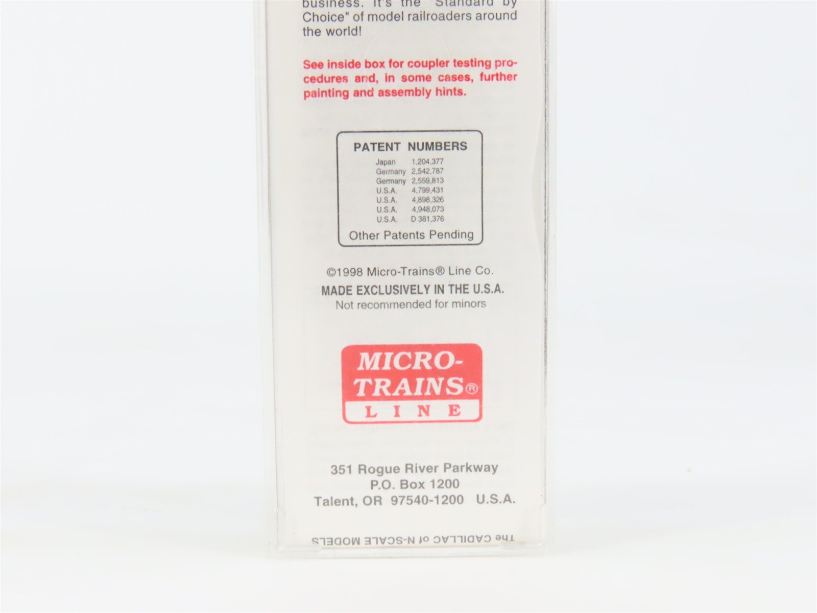 N Micro-Trains MTL 74040/1 CP Canadian Pacific 40' Plug Door Box Car #285608