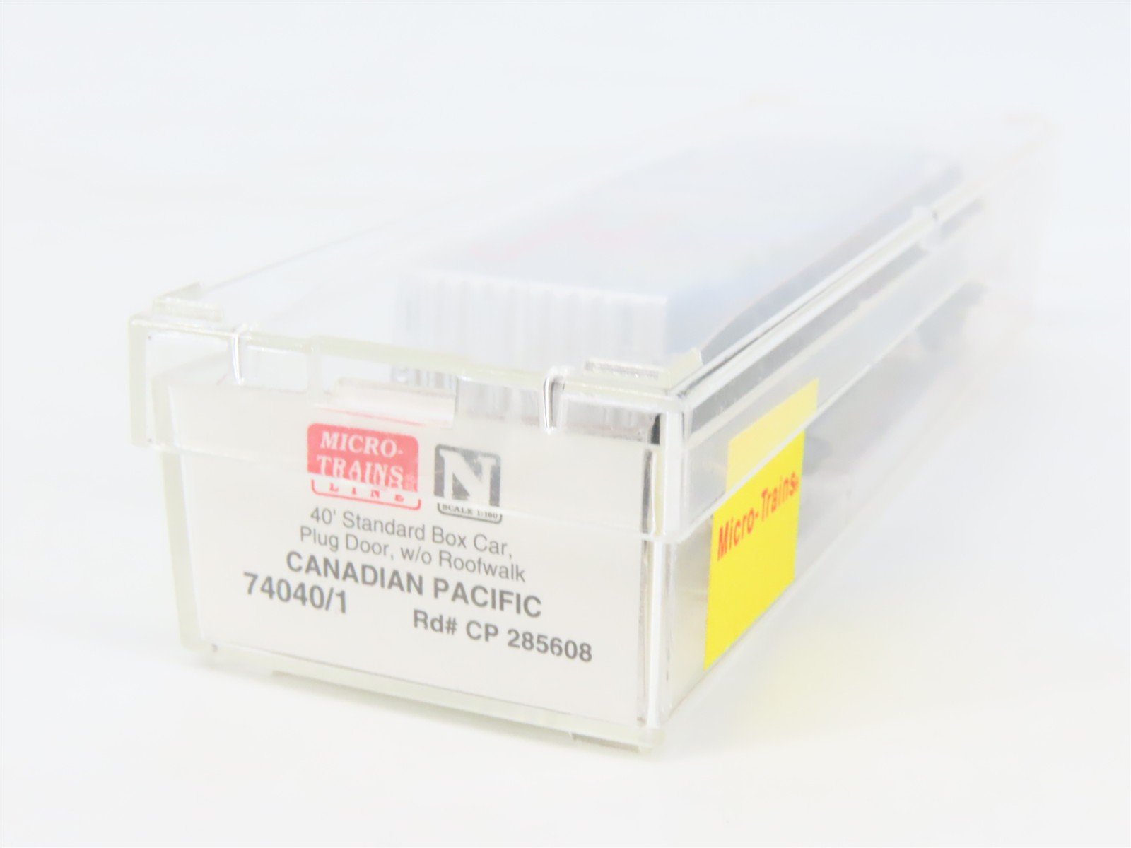 N Micro-Trains MTL 74040/1 CP Canadian Pacific 40' Plug Door Box Car #285608