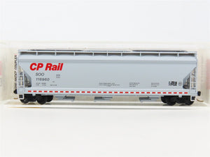 N Micro-Trains MTL 94090 SOO CP Rail 3-Bay Center Flow Covered Hopper #116960