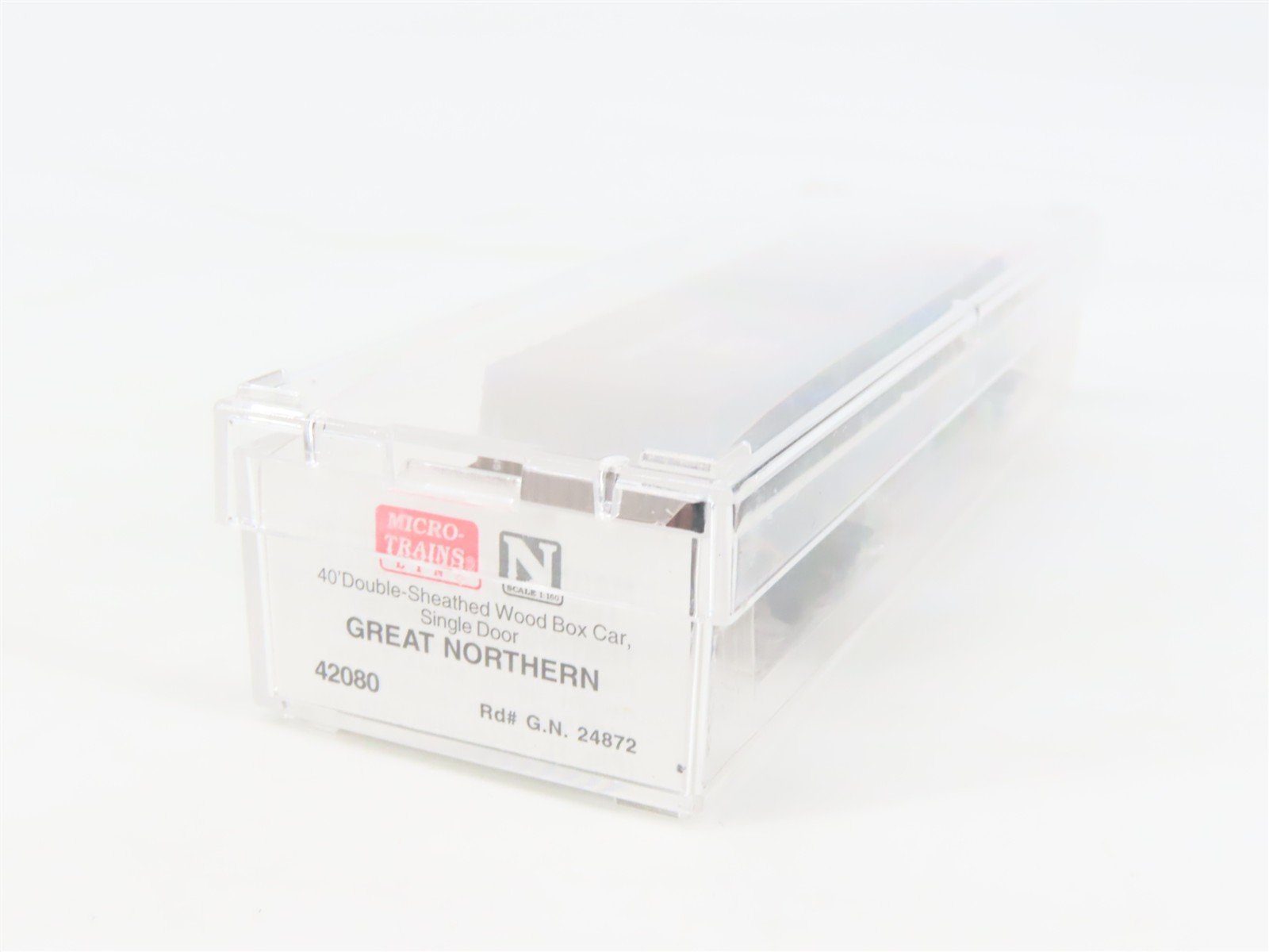 N Scale Micro-Trains MTL 42080 GN Great Northern 40' Single Door Box Car #24872