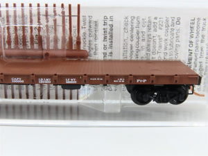 N Scale Micro-Trains MTL 44060 ATSF Santa Fe Railroad 50' Flat Car #90822