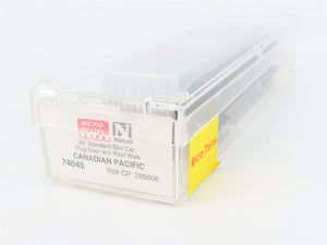 N Scale Micro-Trains MTL 74040 CP Canadian Pacific 40' Plug Door Box Car #285606