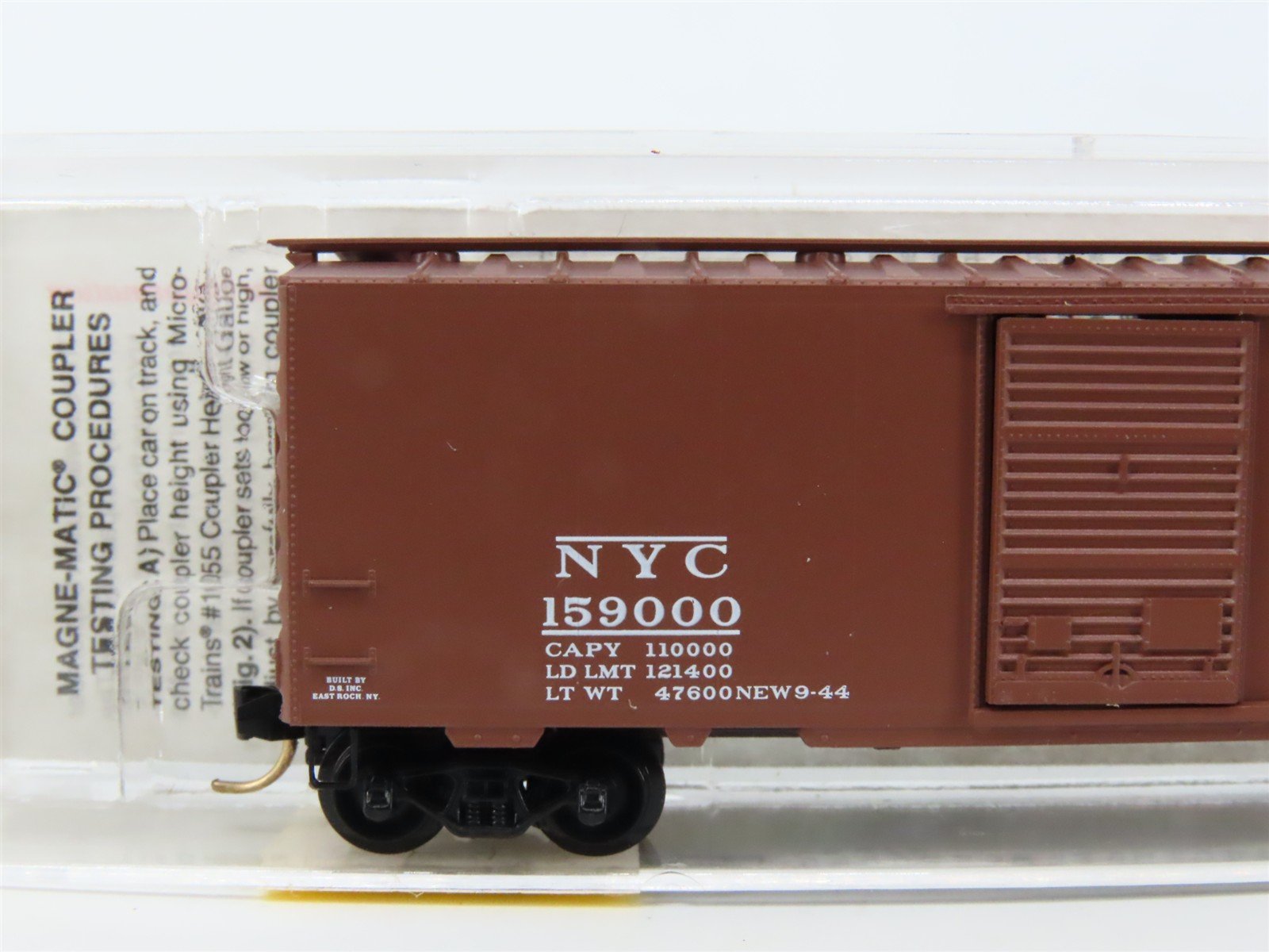 N Micro-Trains MTL 20047 NYC New York Central 40' Single Door Box Car #159000