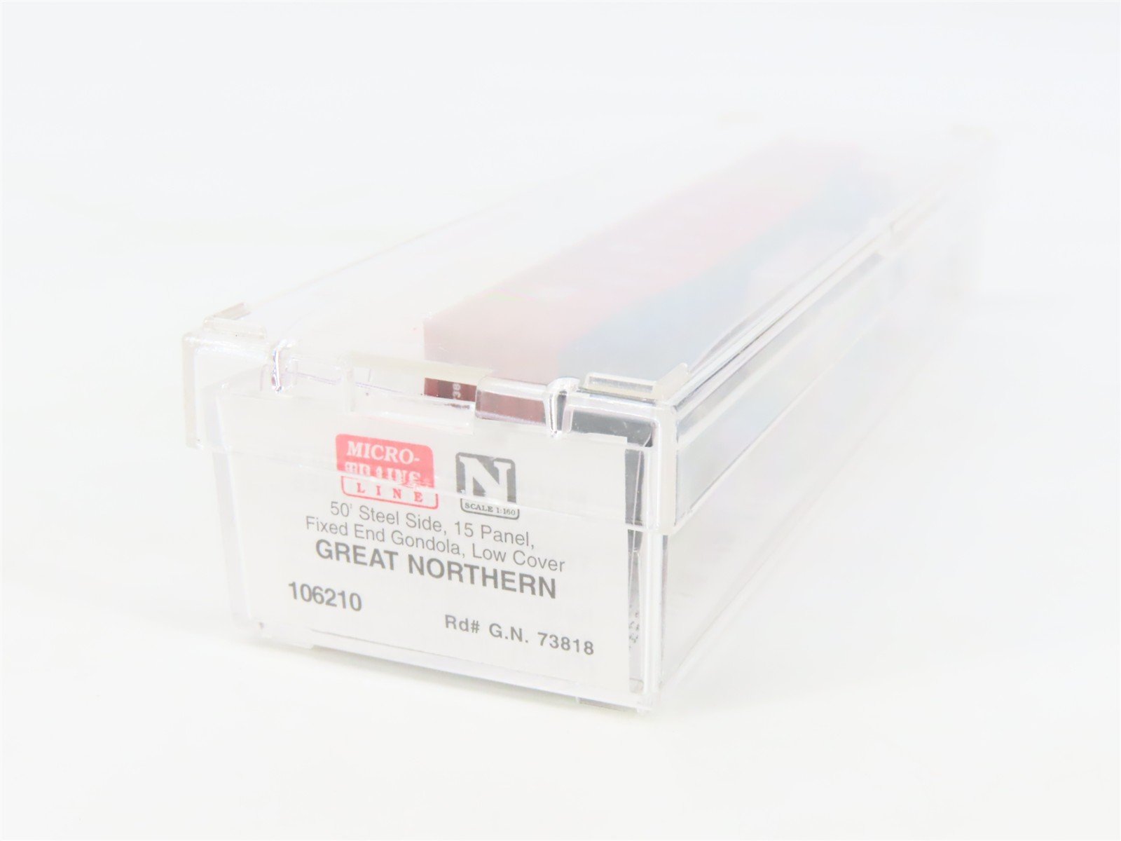 N Scale Micro-Trains MTL 106210 GN Great Northern 50' Covered Gondola #73818