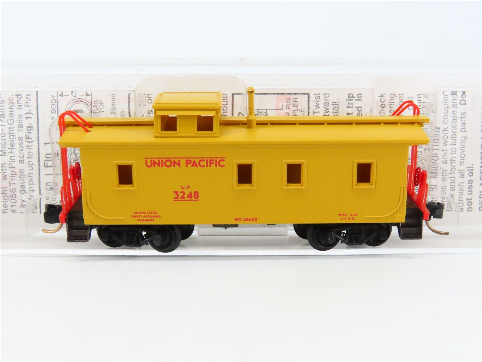 N Scale Micro-Trains MTL 50100 UP Union Pacific Railroad 34' Wood Caboose #3248