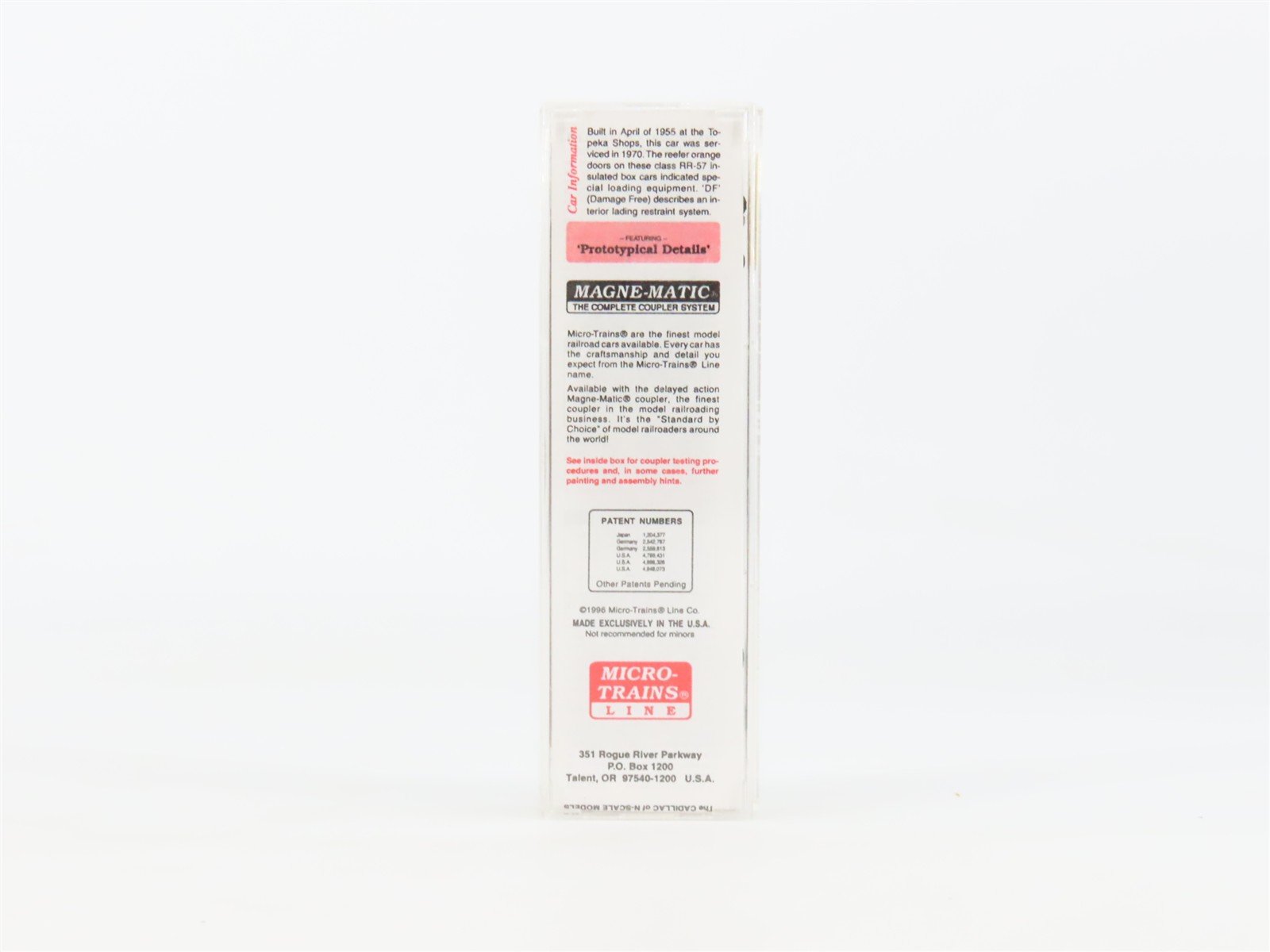 N Scale Micro-Trains MTL 32050/1 SFRB Santa Fe 50' Plug Door Box Car #6153