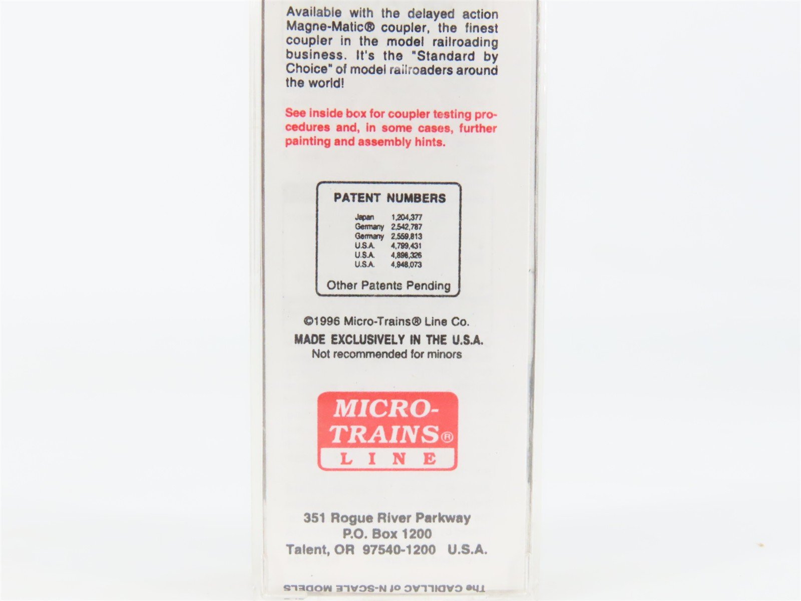 N Scale Micro-Trains MTL 32050/1 SFRB Santa Fe 50' Plug Door Box Car #6153