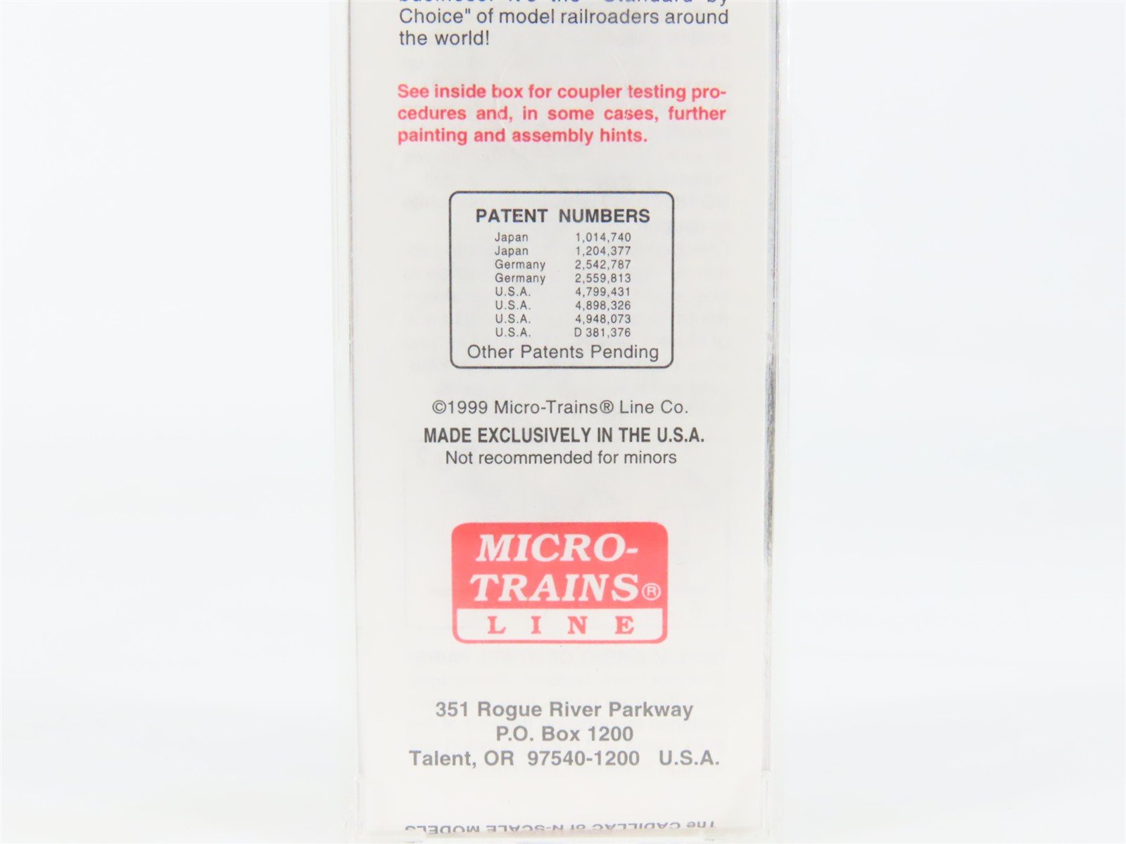 N Scale Micro-Trains MTL 39060 ATSF Santa Fe 40' Single Door Box Car #38693CT