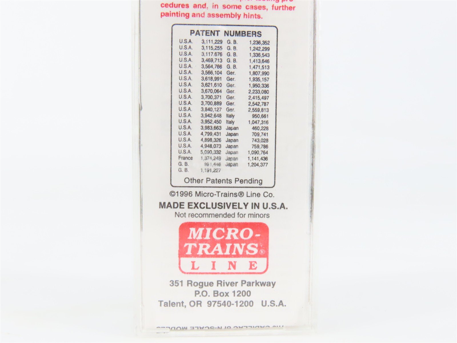 N Scale Micro-Trains MTL 20226 GN Great Northern 40' Single Door Box Car #2533