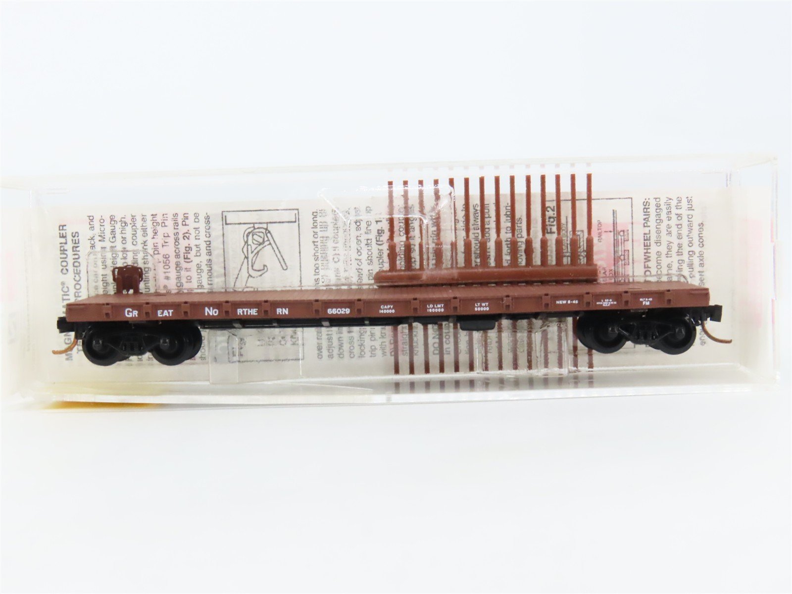 N Scale Micro-Trains MTL 44010 GN Great Northern Railway 50' Flat Car #66029