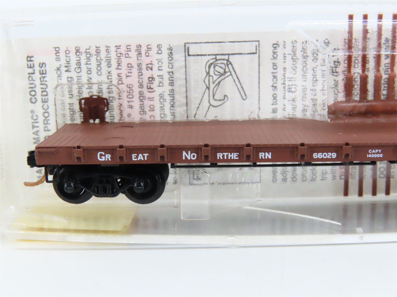 N Scale Micro-Trains MTL 44010 GN Great Northern Railway 50' Flat Car #66029