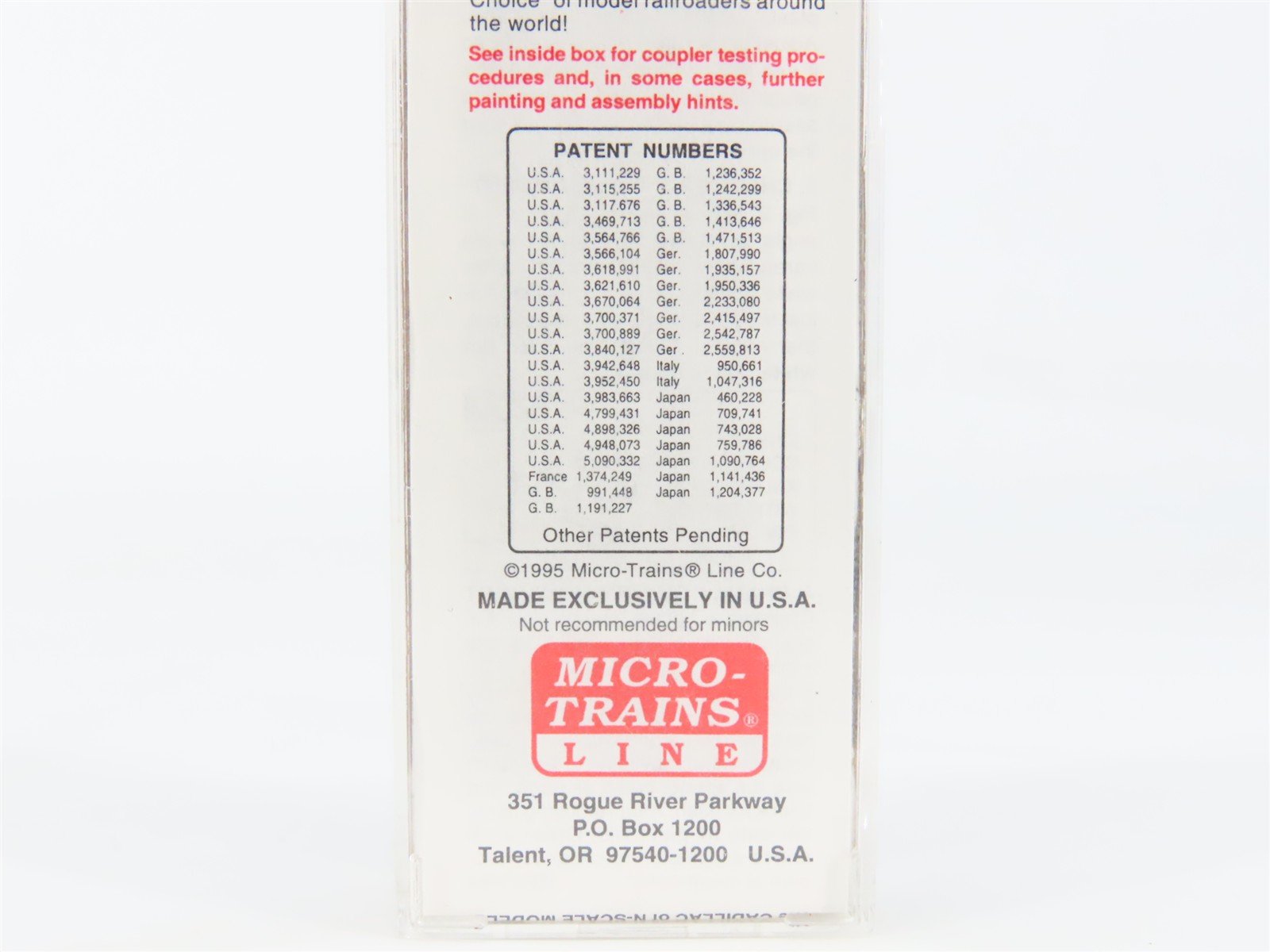 N Micro-Trains MTL 34050 SP Southern Pacific 50' Double Door Box Car #202516