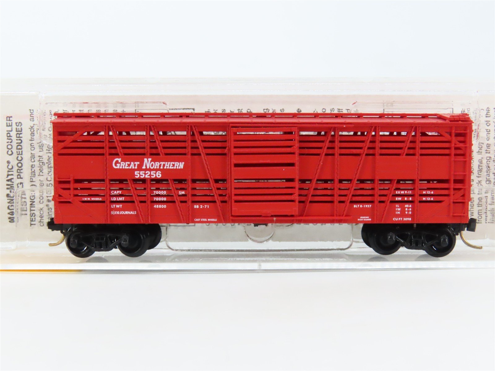 N Scale Micro-Trains MTL 35020 GN Great Northern 40' Despatch Stock Car #55256