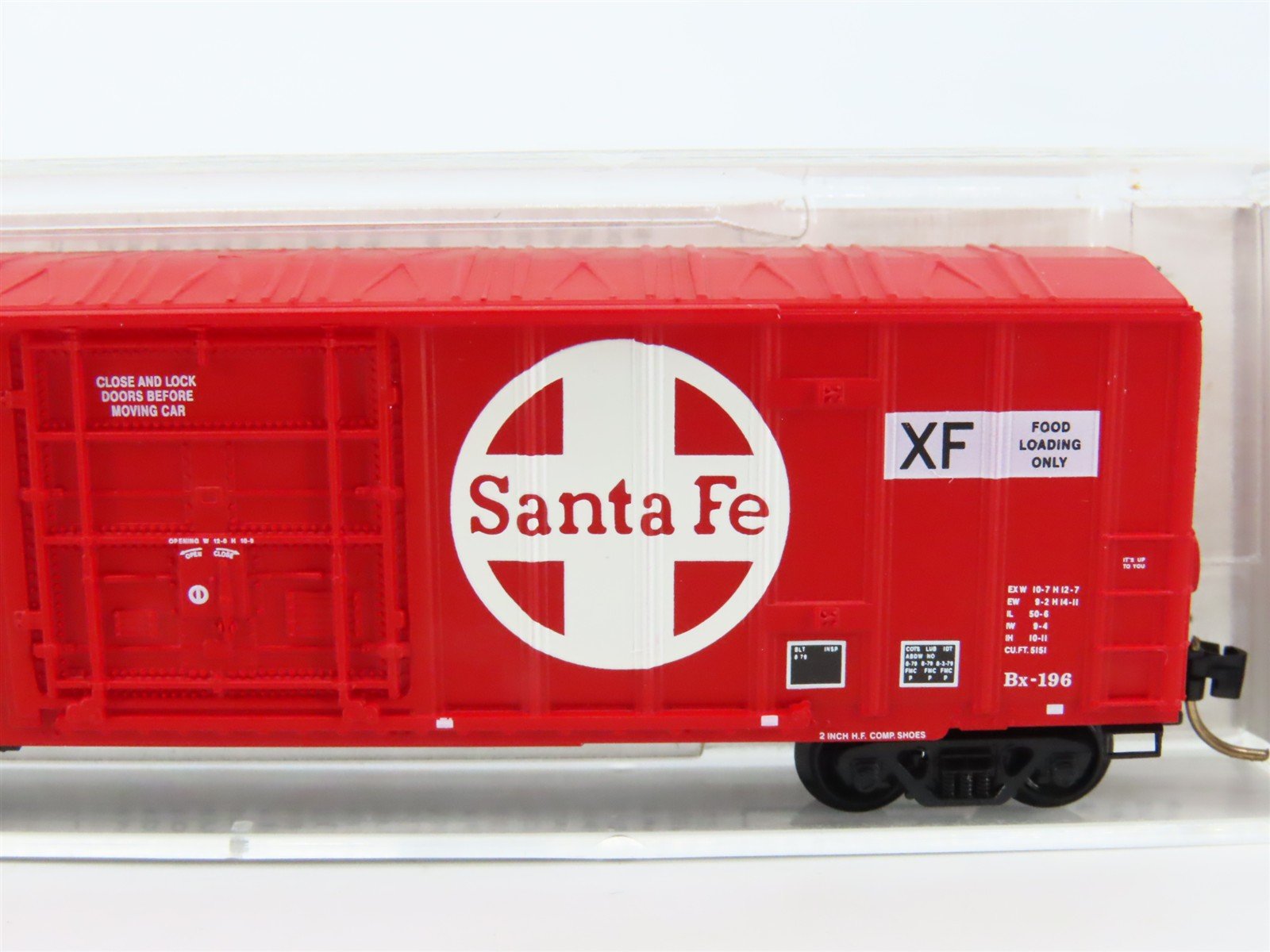 N Scale Micro-Trains MTL 27250 ATSF Santa Fe 50' Plug Door Box Car #152321