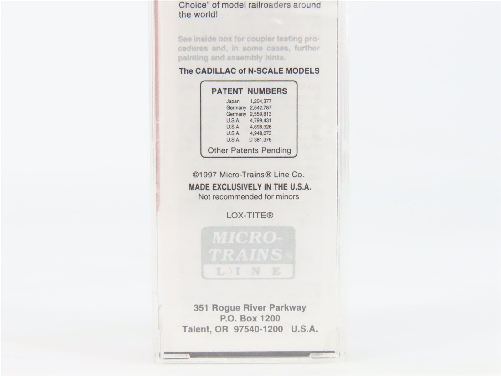 N Scale Micro-Trains MTL 27250 ATSF Santa Fe 50' Plug Door Box Car #152321