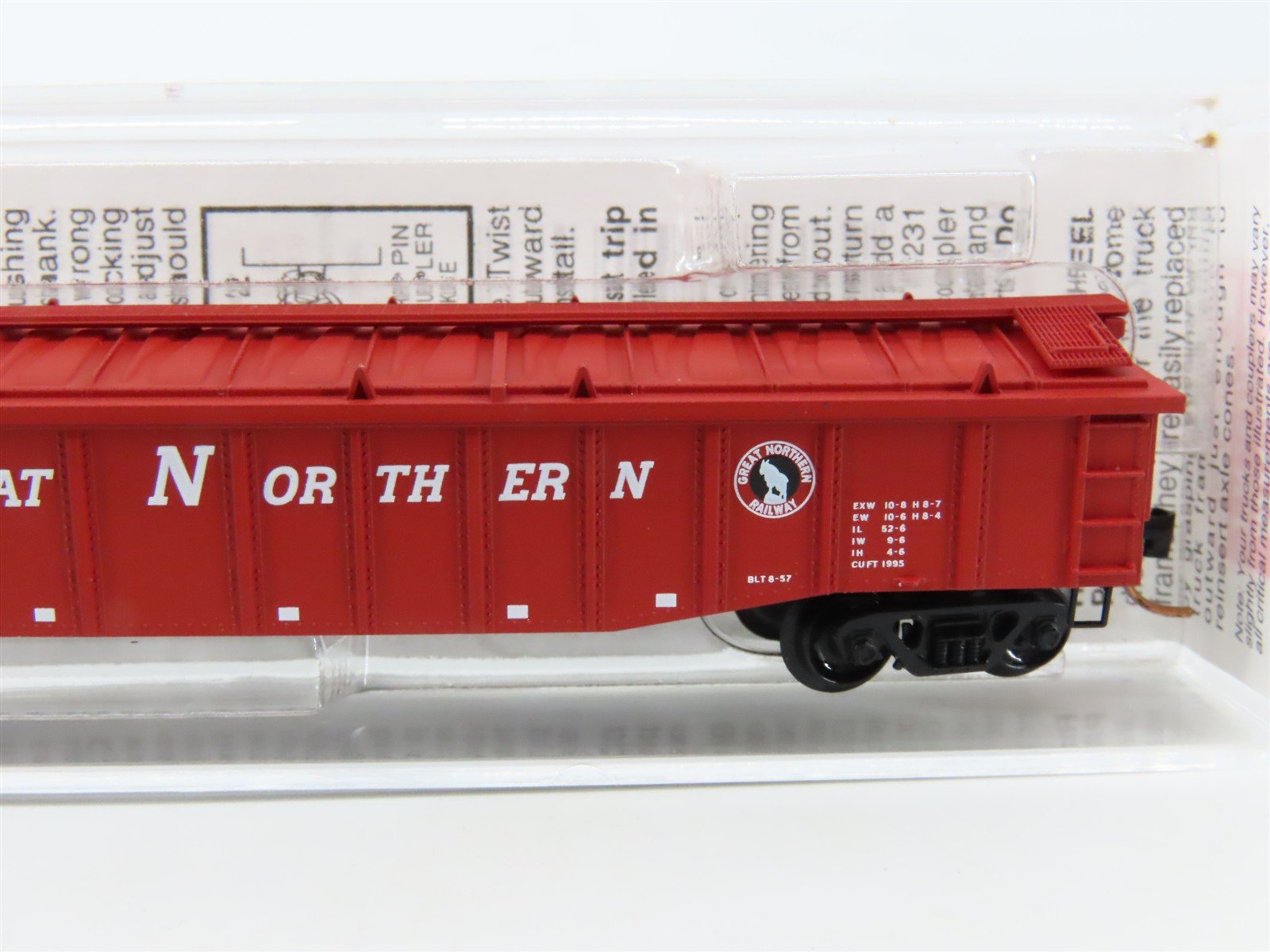 N Scale Micro-Trains MTL 106210 GN Great Northern 50' Covered Gondola #73818