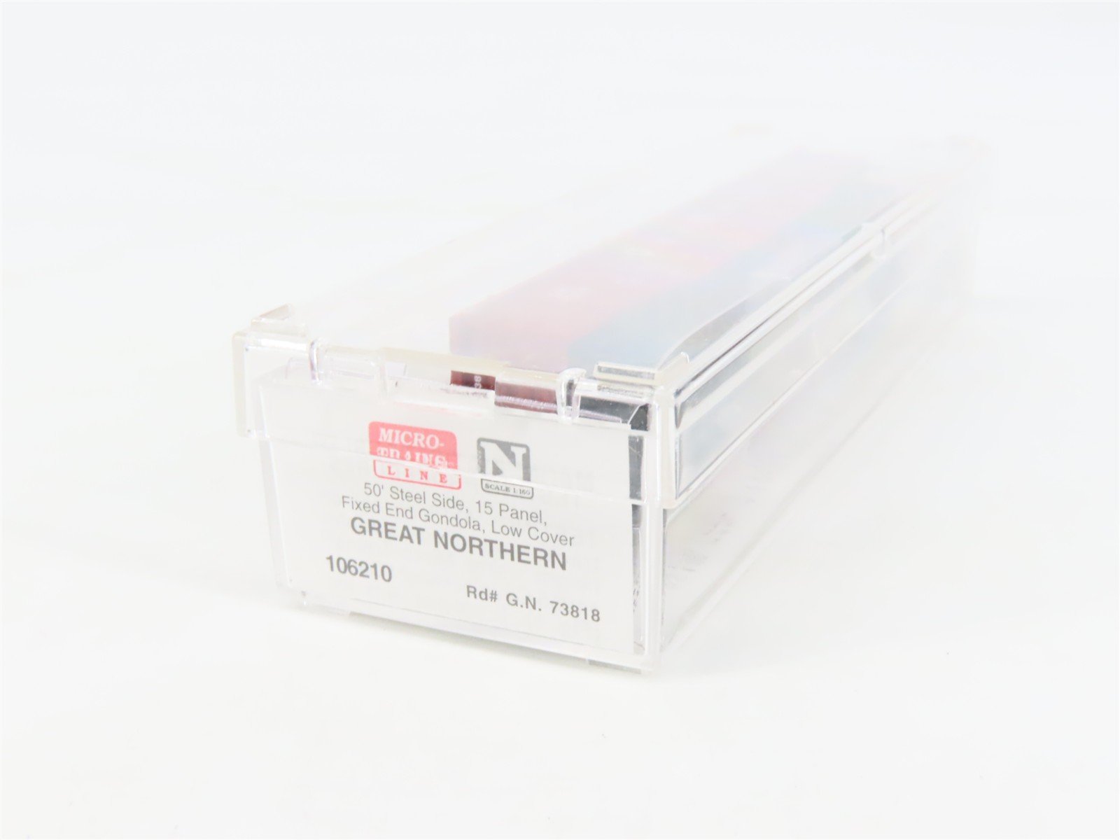 N Scale Micro-Trains MTL 106210 GN Great Northern 50' Covered Gondola #73818