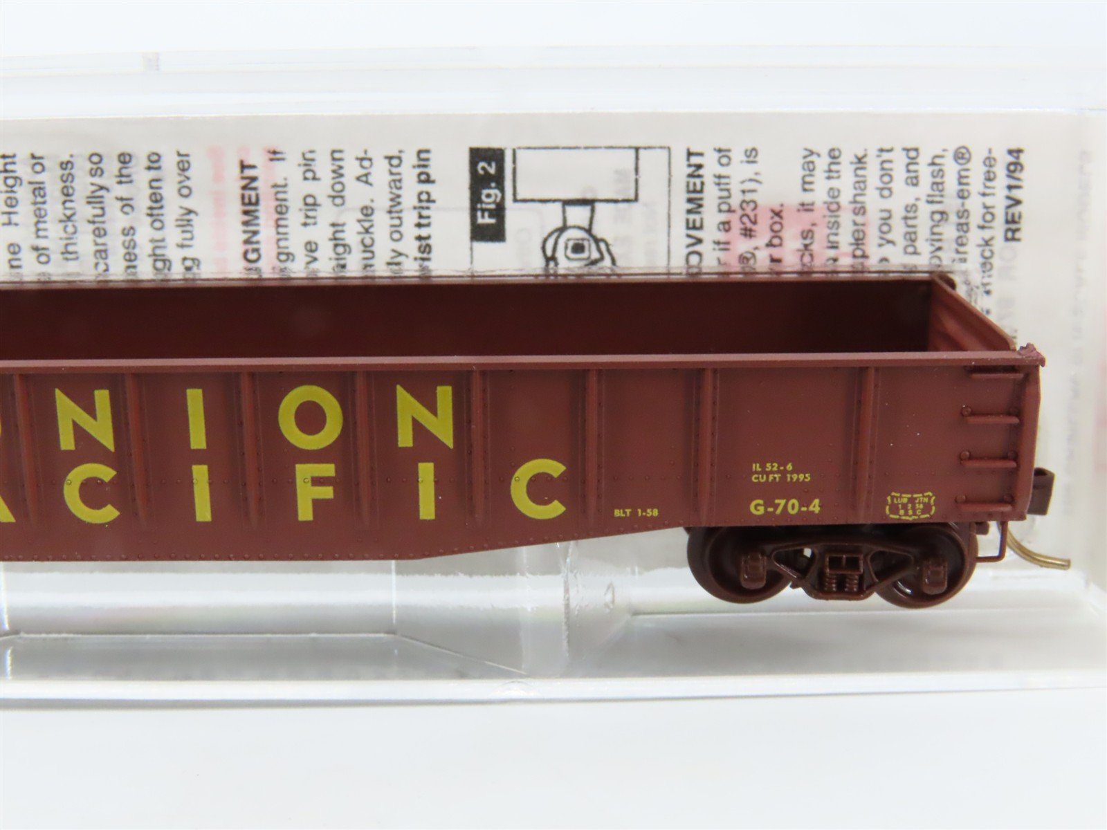N Scale Micro-Trains MTL 46350 UP Union Pacific Railroad 50' Open Gondola #30294