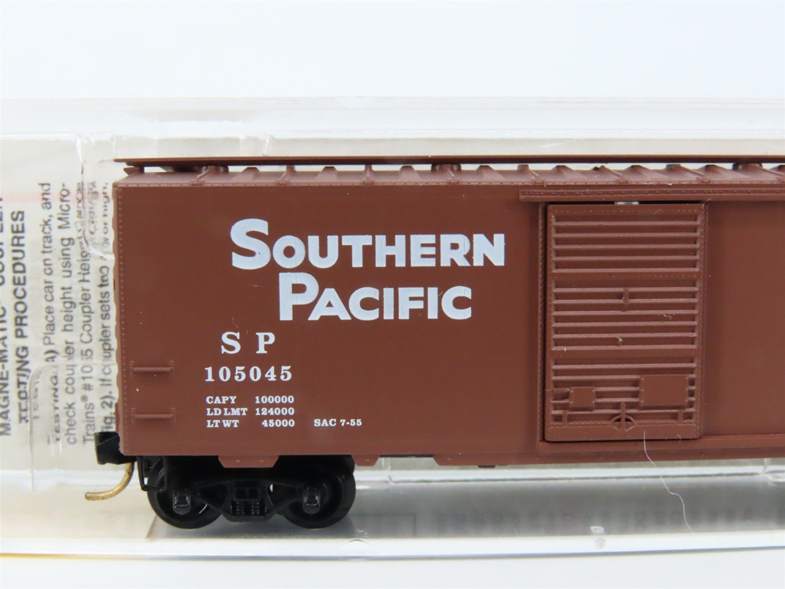 N Micro-Trains MTL 20080 SP Southern Pacific 40' Single Door Box Car #105045