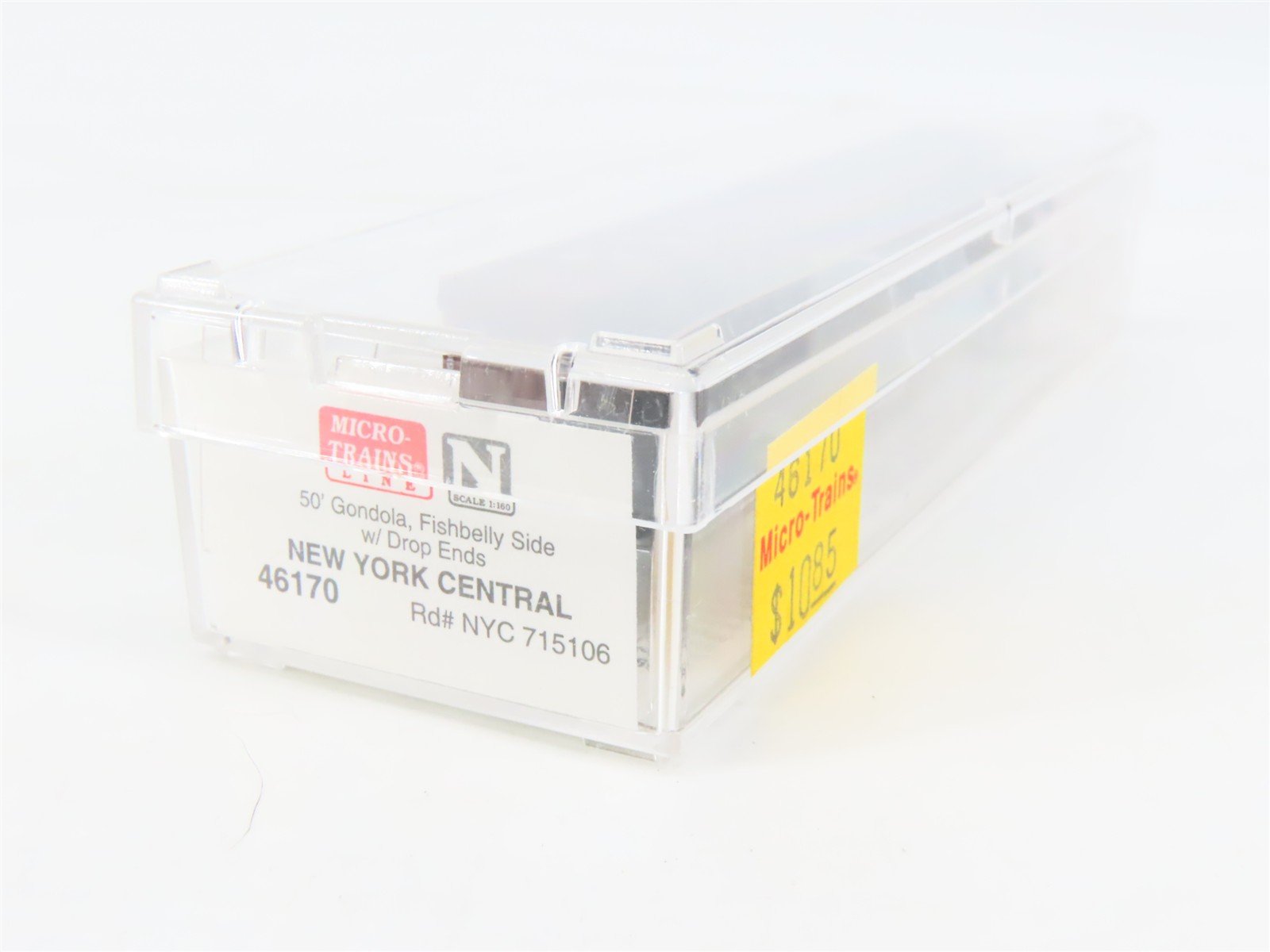 N Scale Micro-Trains MTL 46170 NYC New York Central 50' Open Gondola #715106