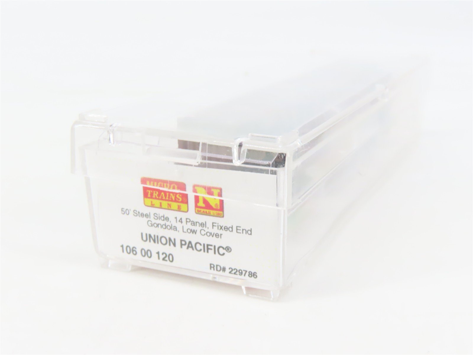 N Scale Micro-Trains MTL 10600120 UP Union Pacific 50' Covered Gondola #229786