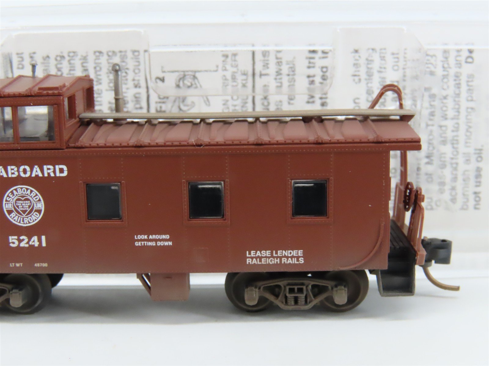 N Micro-Trains MTL Special Run SAL Seaboard Air Line Caboose #5241 Weathered