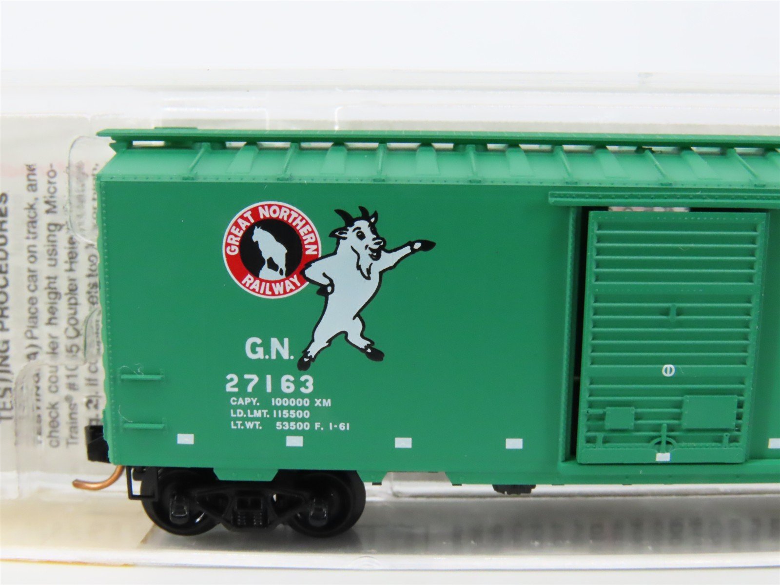 N Scale Micro-Trains MTL 20420 GN Great Northern 40' Single Door Box Car #27163