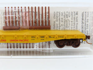 N Scale Micro-Trains MTL 45070 UP Union Pacific Railroad 50' Flat Car #58522