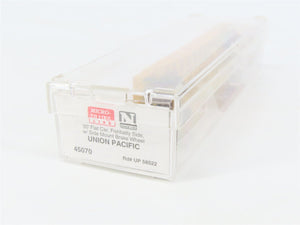 N Scale Micro-Trains MTL 45070 UP Union Pacific Railroad 50' Flat Car #58522