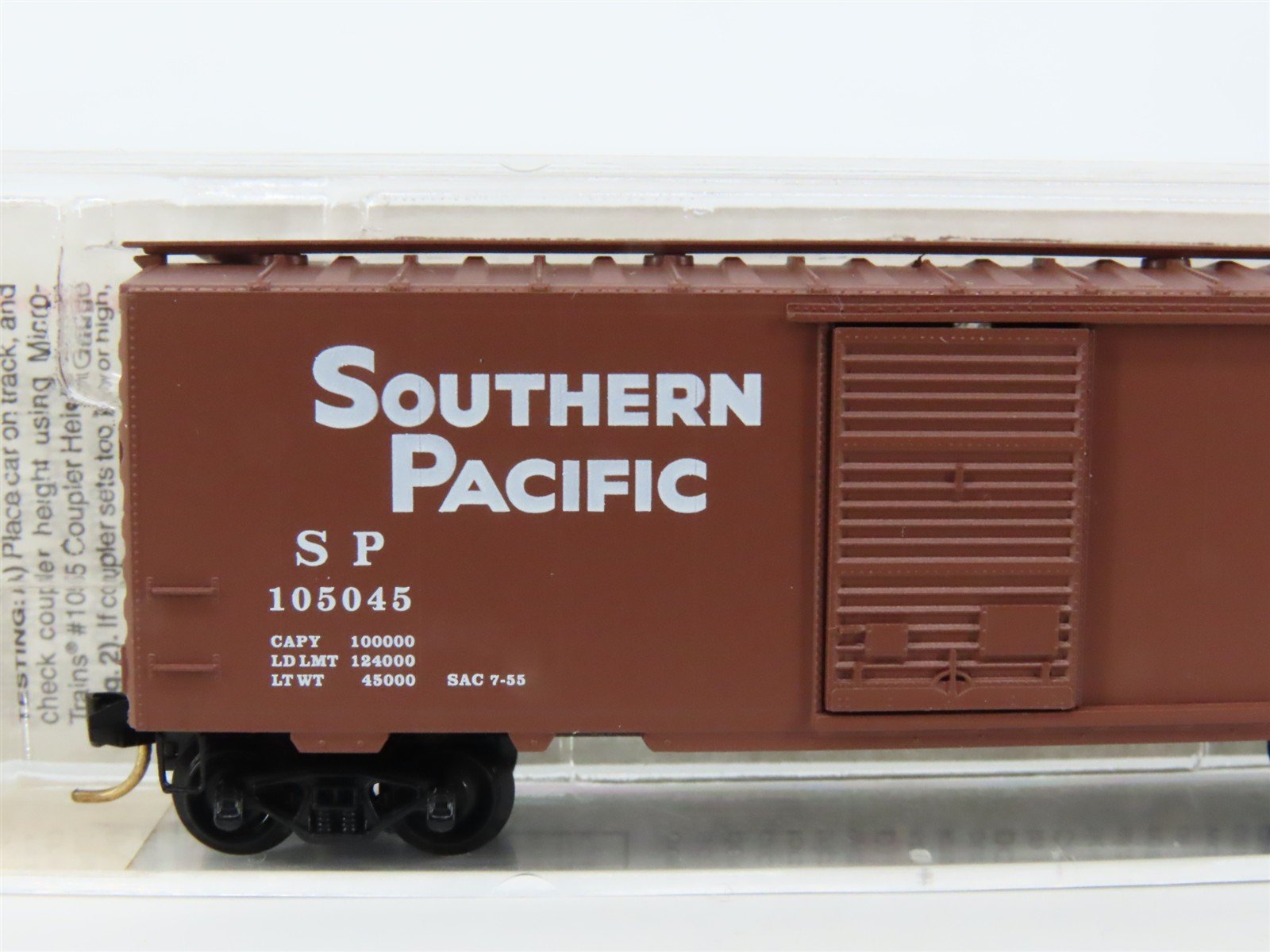 N Micro-Trains MTL 20080 SP Southern Pacific 40' Single Door Box Car #105045
