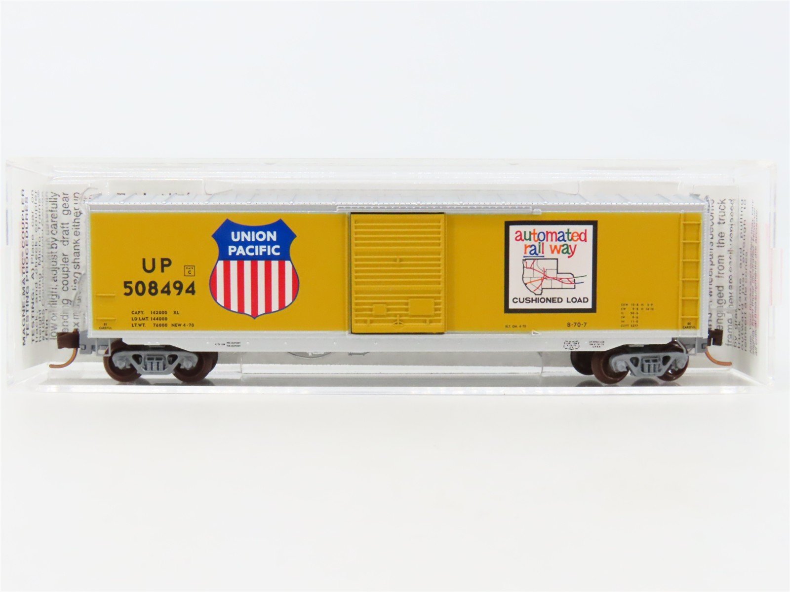 N Scale Micro-Trains MTL 77090 UP Union Pacific 50' Single Door Box Car #508494