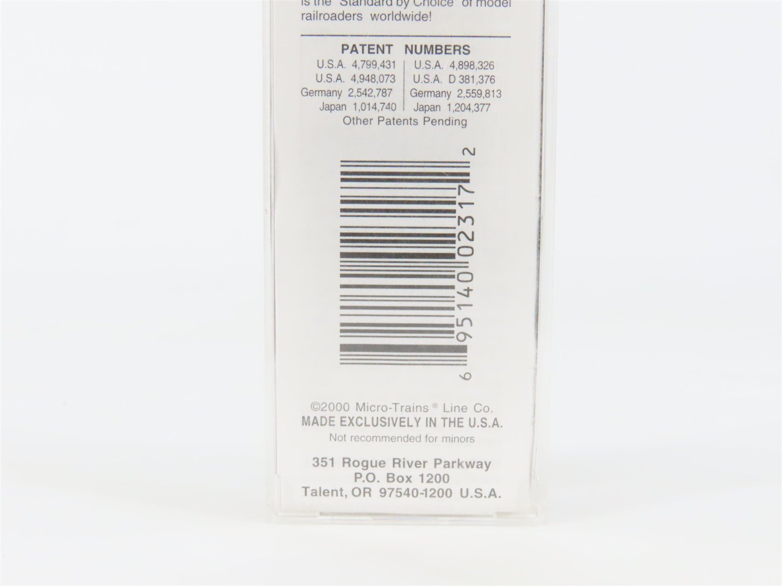 N Micro-Trains MTL 23160 NYC New York Central 40' Double Door Box Car #70096