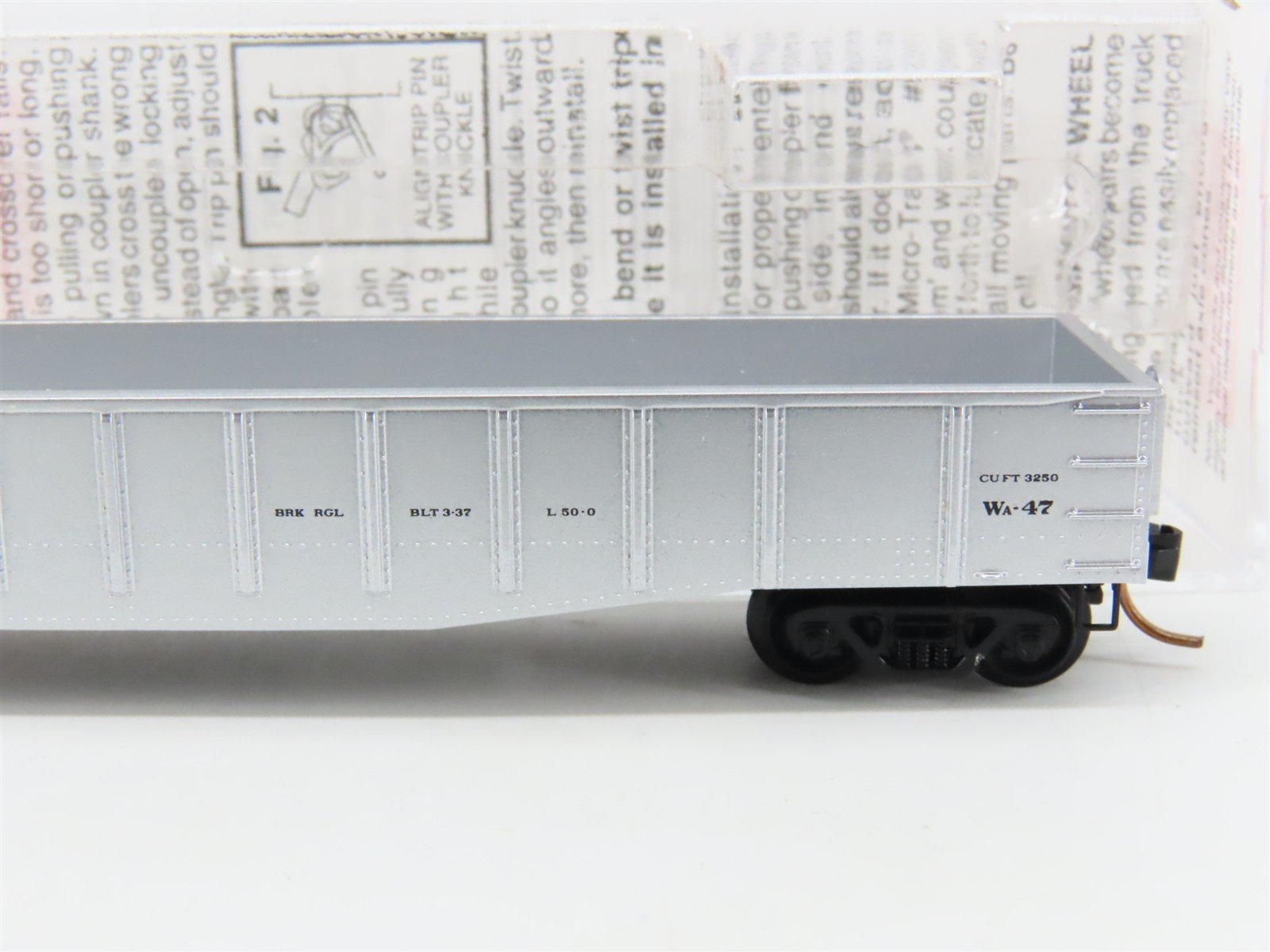 N Scale Micro-Trains MTL 105060 ATSF Santa Fe Railroad 50' Gondola #208522 MW