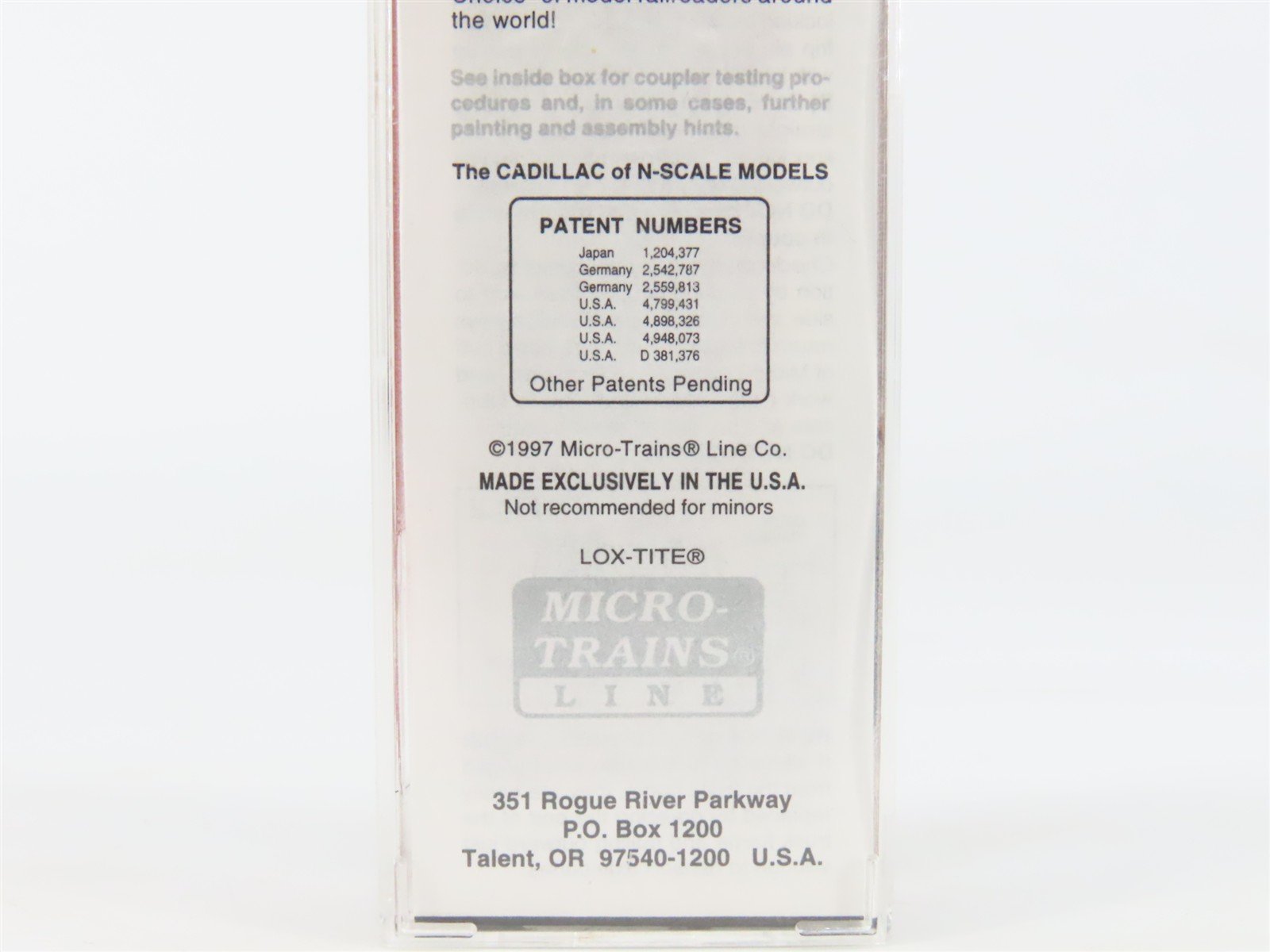 N Scale Micro-Trains MTL 27250 ATSF Santa Fe 50' Plug Door Box Car #152321