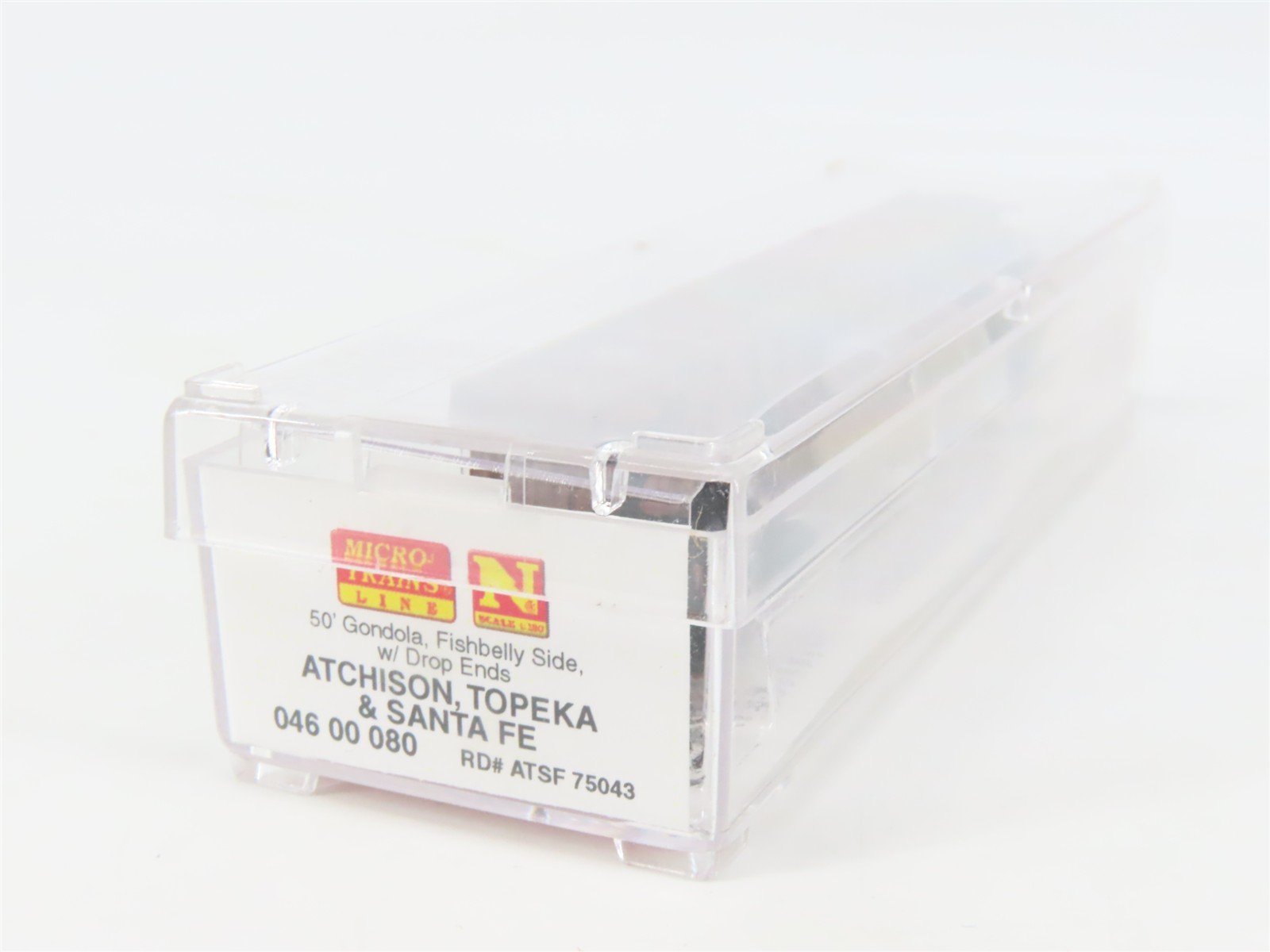 N Scale Micro-Trains MTL 04600080 ATSF Santa Fe Railroad 50' Open Gondola #75043