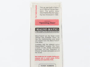 N Micro-Trains MTL 20080 SP Southern Pacific 40' Single Door Box Car #105045