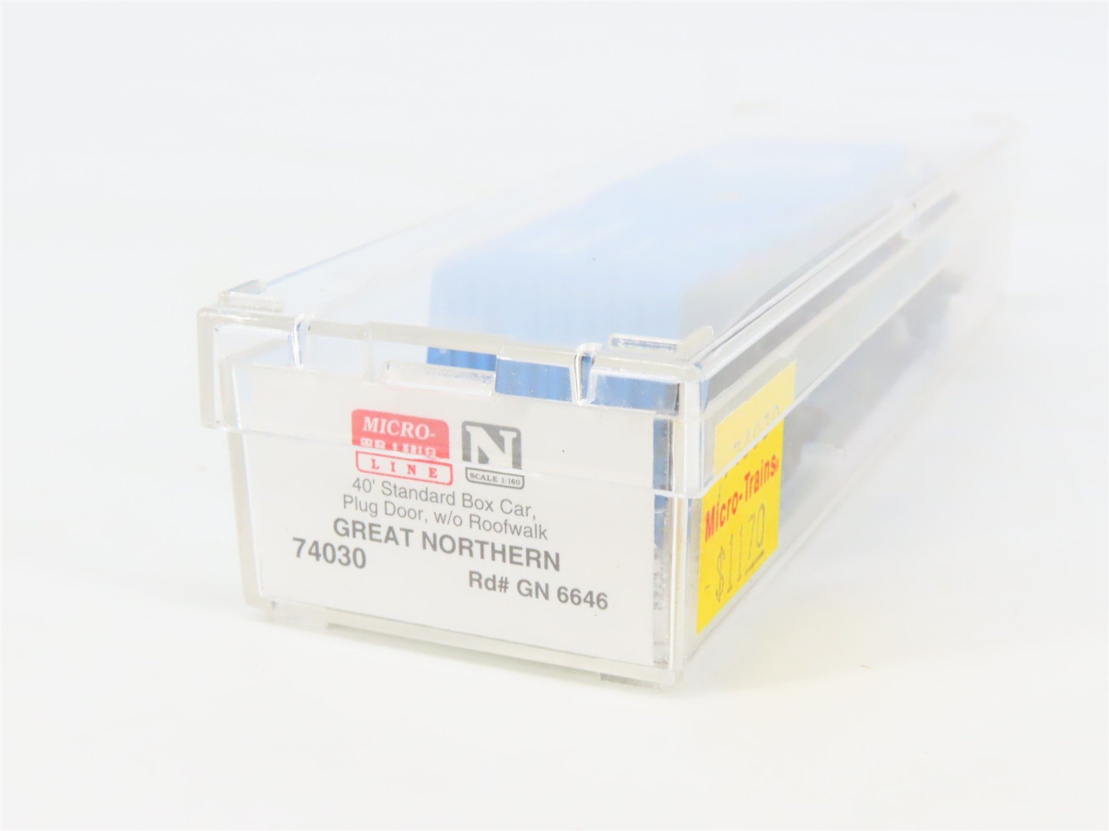 N Scale Micro-Trains MTL 74030 GN Great Northern 40' Plug Door Box Car #6646
