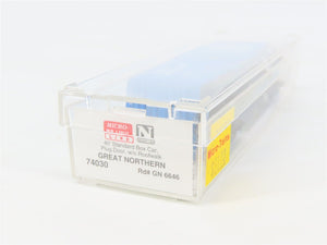N Scale Micro-Trains MTL 74030 GN Great Northern 40' Plug Door Box Car #6646