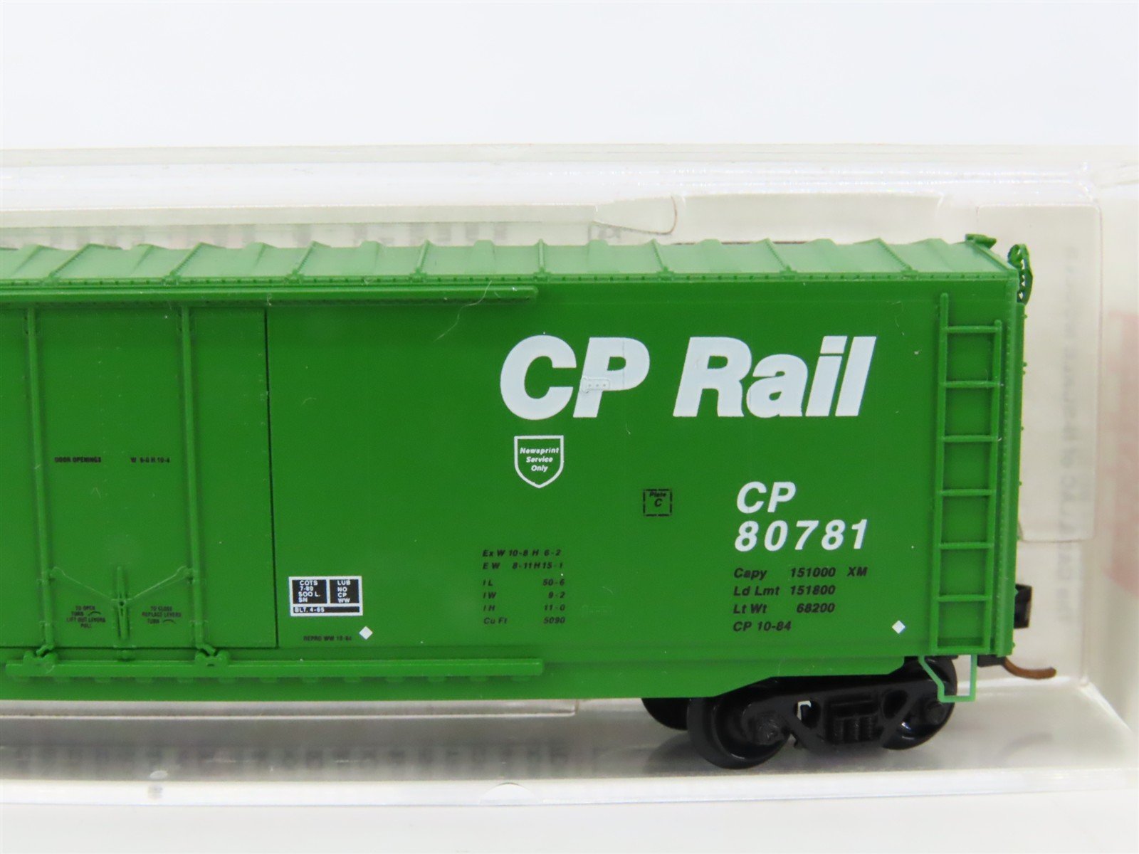 N Scale Micro-Trains MTL 38250 CP Rail 50' Plug Door Box Car #80781