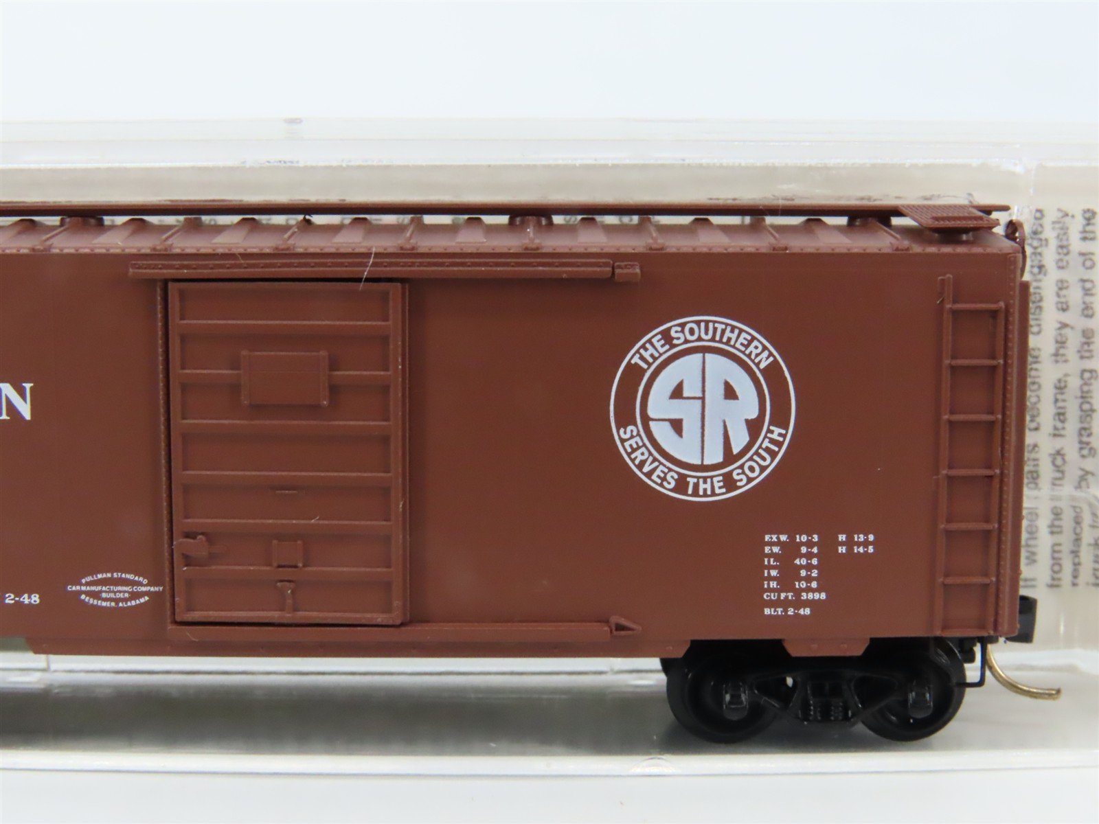 N Scale Micro-Trains MTL 20062 SOU Southern 40' Single Door Box Car #23489