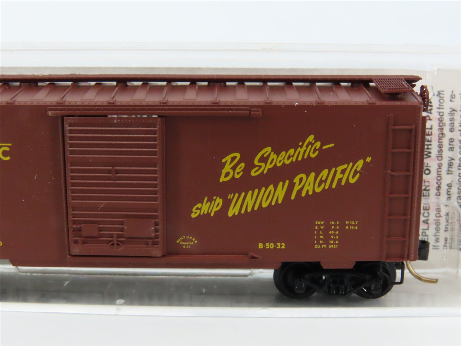 N Scale Micro-Trains MTL 20620 UP Union Pacific 40' Single Door Box Car #192920