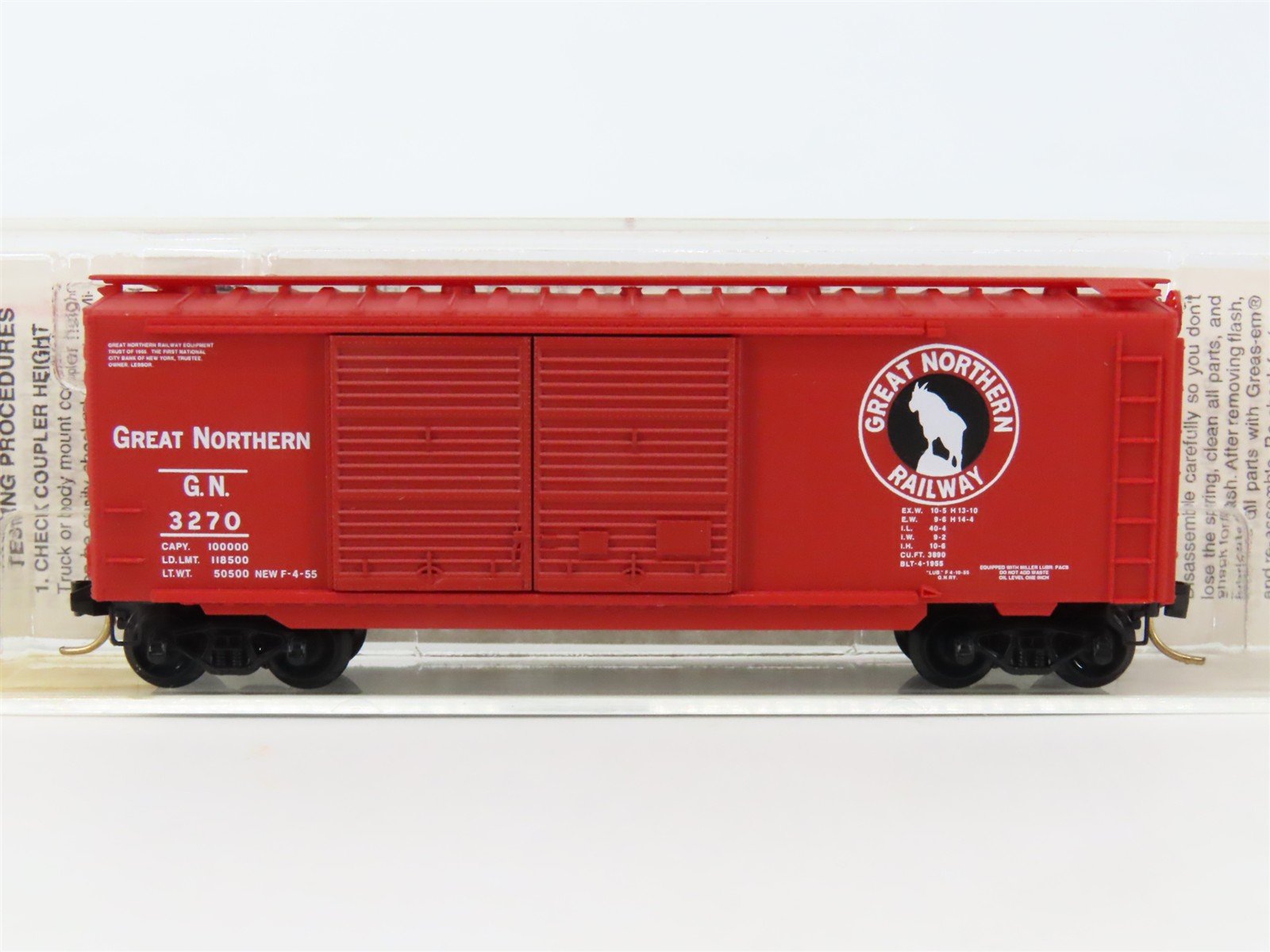 N Scale Micro-Trains MTL 23060 GN Great Northern 40' Double Door Box Car #3270
