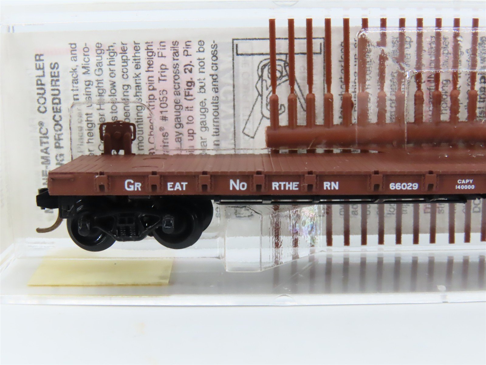 N Scale Micro-Trains MTL 44010 GN Great Northern Railway 50' Flat Car #66029