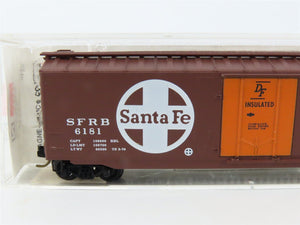 N Scale Micro-Trains MTL 32050/4 ATSF Santa Fe 50' Plug Door Box Car #6181