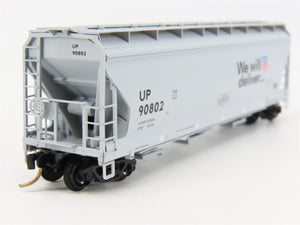 N Scale Micro-Trains MTL 94120 UP Union Pacific 3-Bay Covered Hopper #90802