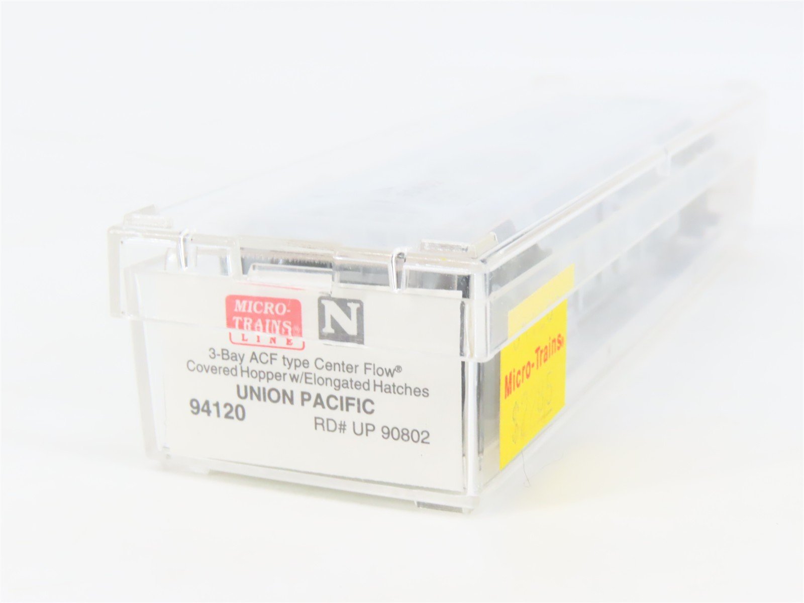 N Scale Micro-Trains MTL 94120 UP Union Pacific 3-Bay Covered Hopper #90802