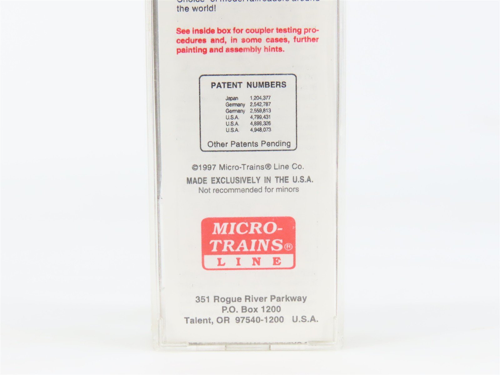 N Scale Micro-Trains MTL 32350 SFRB Santa Fe 50' Plug Door Box Car #6572