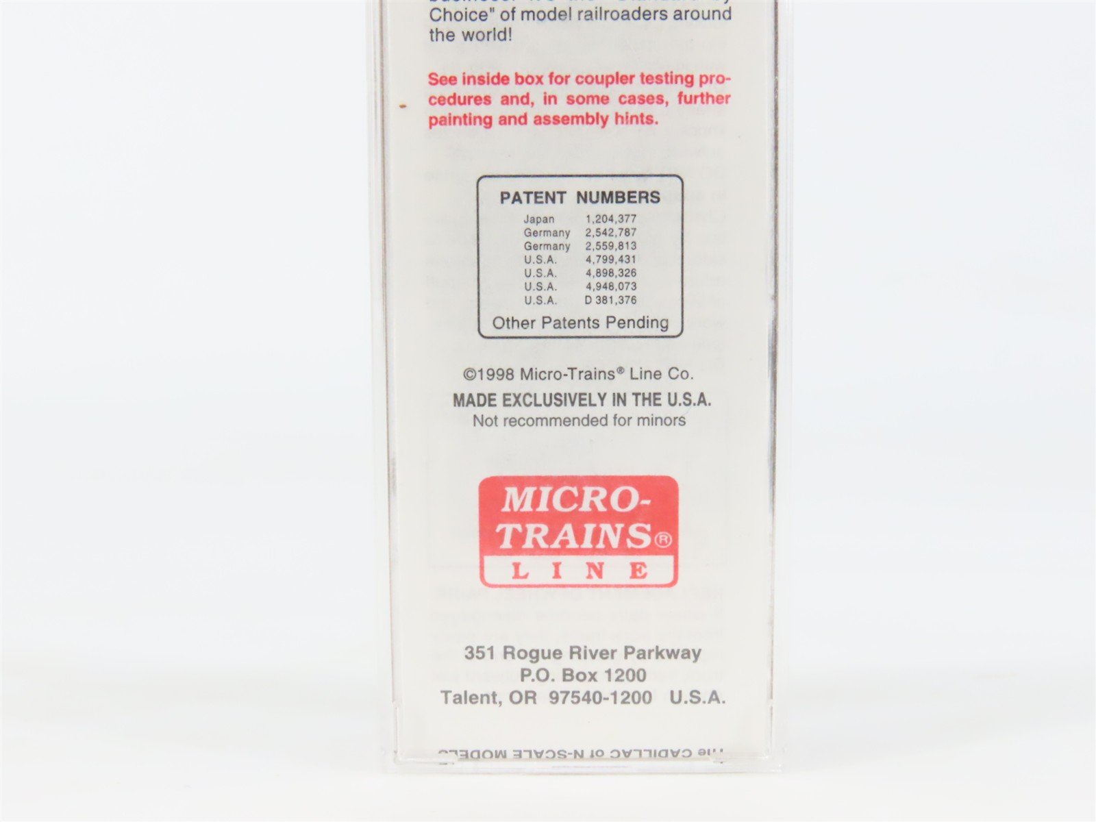 N Micro-Trains MTL 20047 NYC New York Central 40' Single Door Box Car #159000